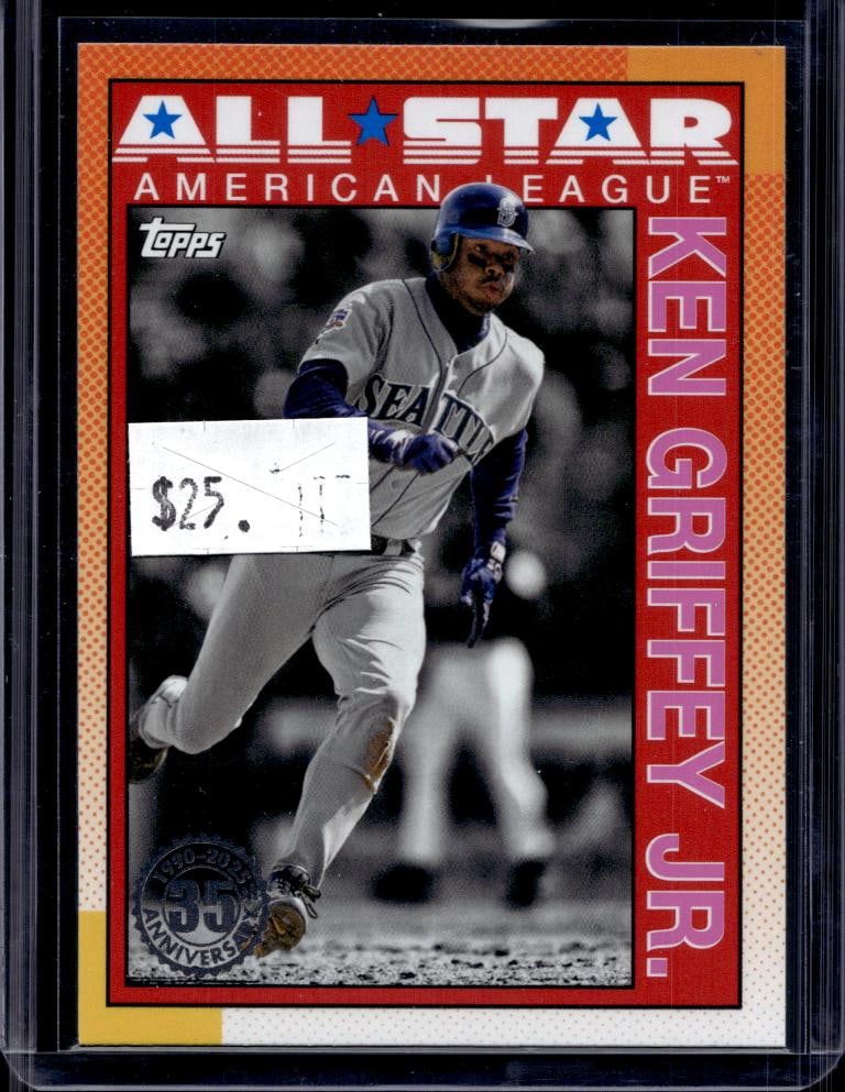 KEN GRIFFEY JR 2025 TOPPS 1990 RETRO PINK: NEAR MINT OR BETTER CONDITION