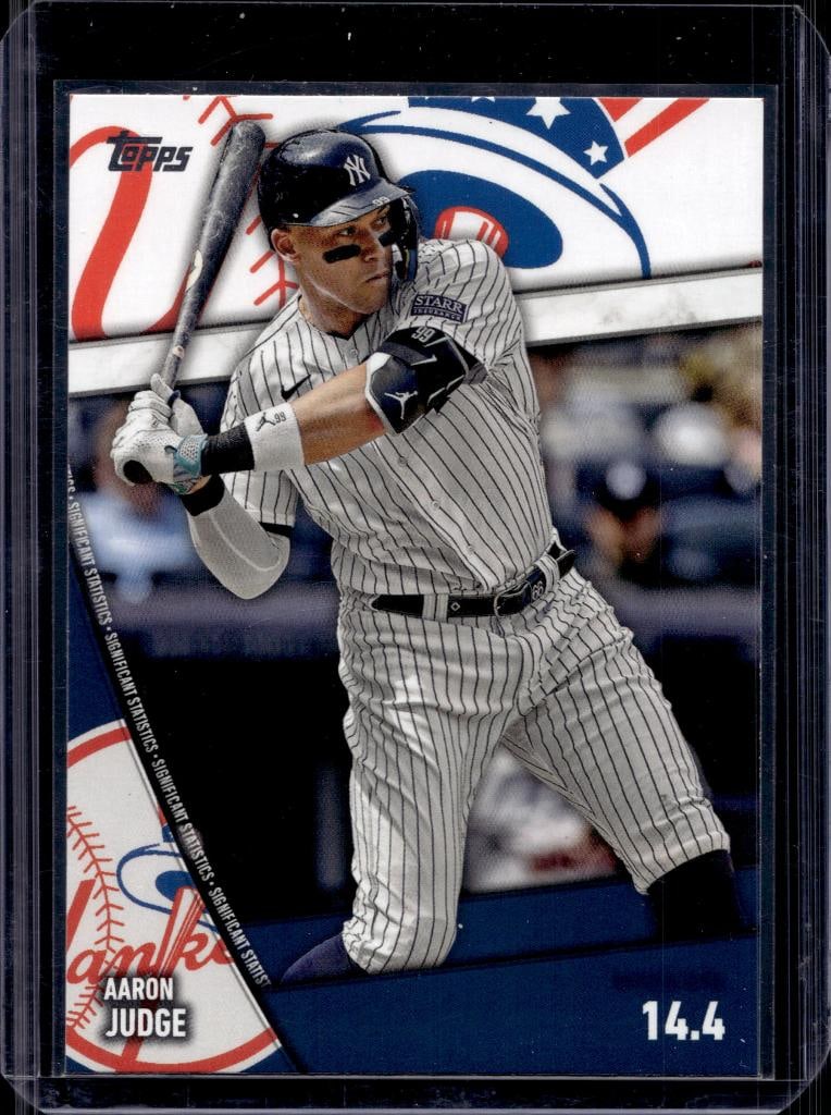 AARON JUDGE 2024 TOPPS SIGNIFICANT STATISTICS INSERT: NEAR MINT OR BETTER CONDITION