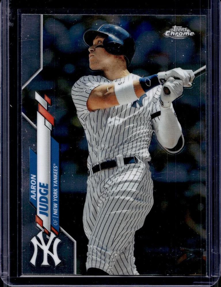 AARON JUDGE 2020 TOPPS CHROME: NEAR MINT OR BETTER CONDITION