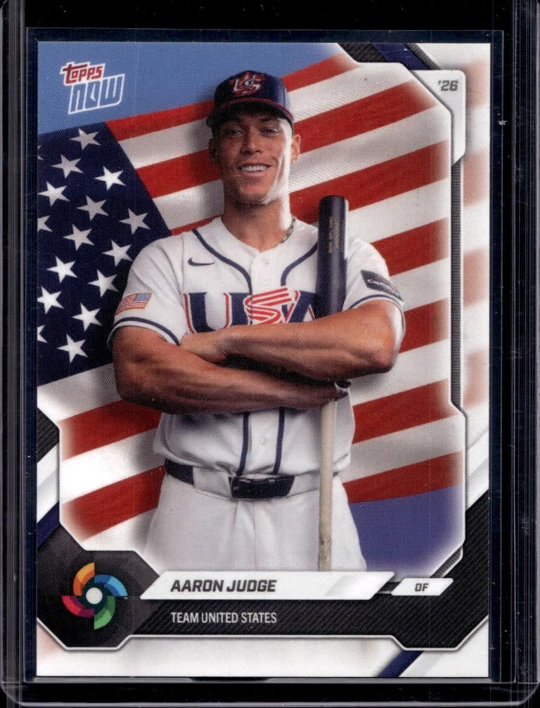 AARON JUDGE 2026 TOPPS NOW TEAM USA: NEAR MINT OR BETTER CONDITION