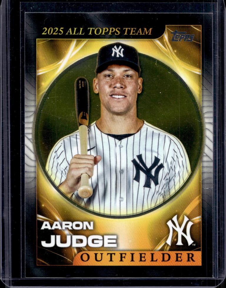 AARON JUDGE 20256 TOPPS ALL TOPPS TEAM INSERT: NEAR MINT OR BETTER CONDITION