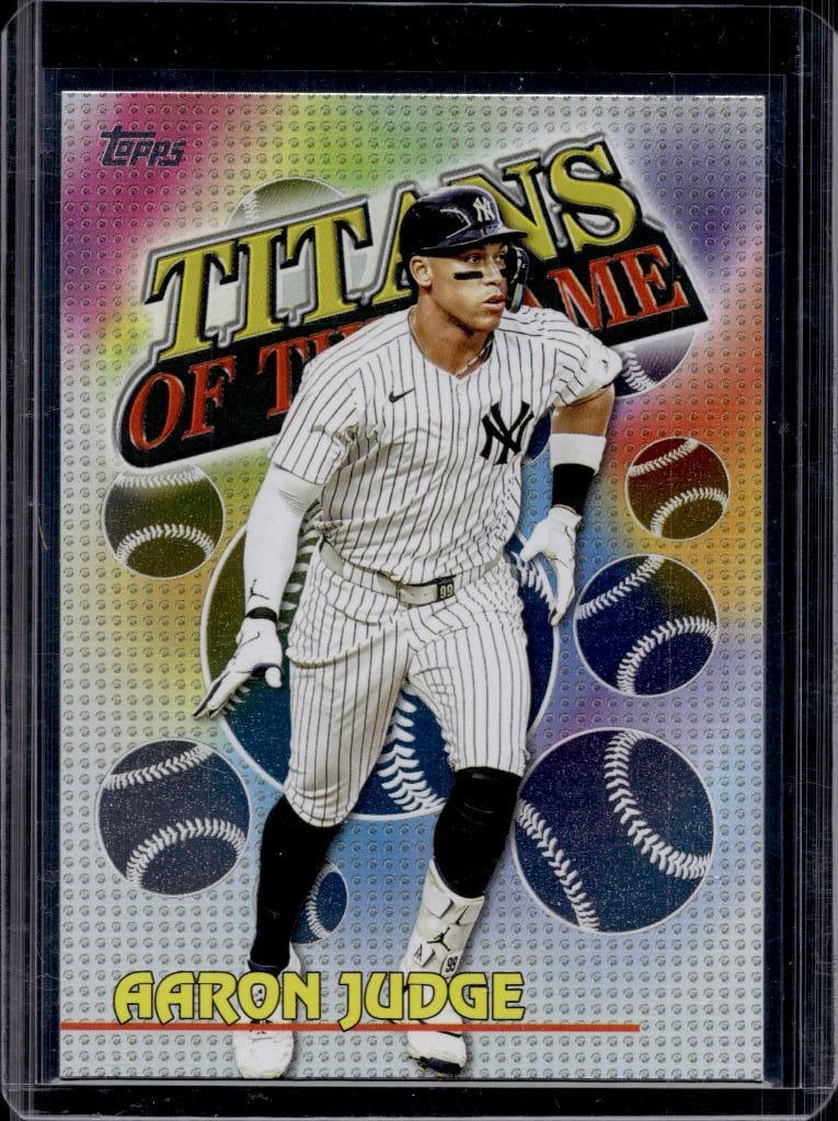 AARON JUDGE 2026 TOPPS TITANS OF THE GAME INSERT: NEAR MINT OR BETTER CONDITION