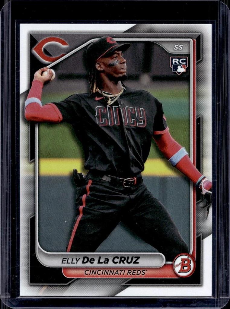 ELLY DE LA CRUZ 2024 BOWMAN ROOKIE CARD: NEAR MINT OR BETTER CONDITION