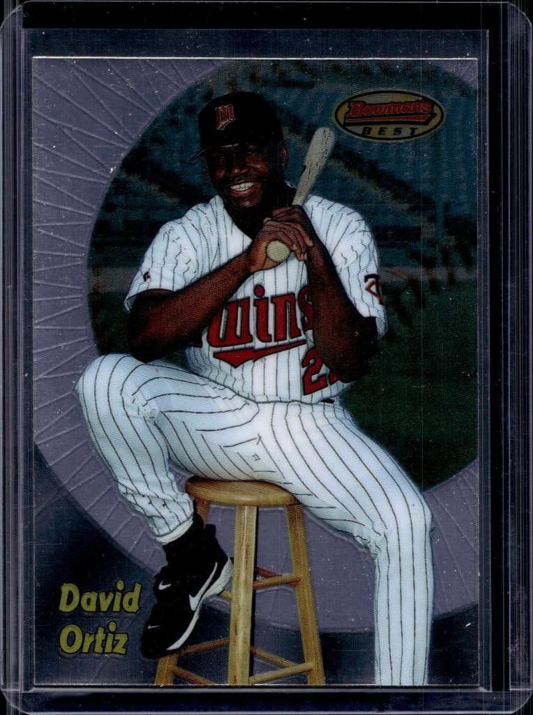 DAVID ORTIZ 1998 BOWMANS BEST ROOKIE CARD: NEAR MINT OR BETTER CONDITION