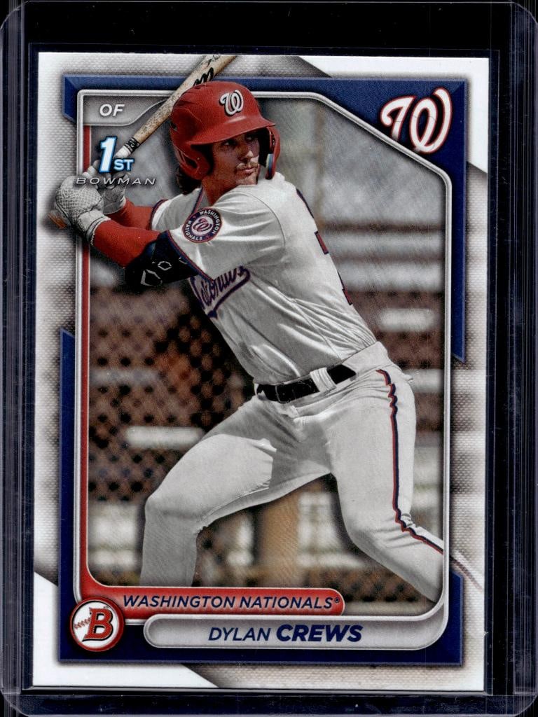 DYLAN CREWS 2024 BOWMAN DRAFT 1ST ROOKIE CARD: NEAR MINT OR BETTER CONDITION