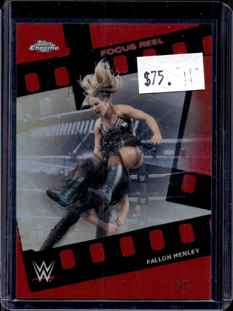 RANDY ORTON 2026 TOPPS CHROME WWE YELLOW REFRACTOR (1 of 1)