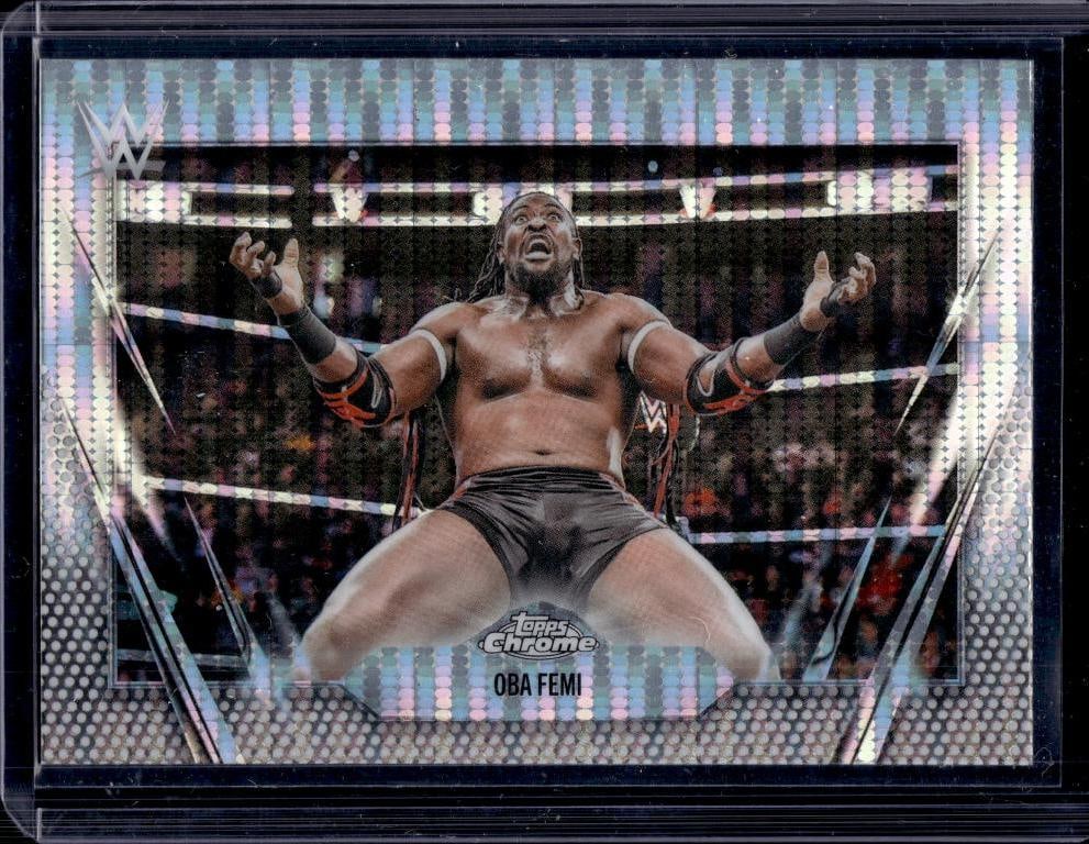 FALLON HENLEY 2026 TOPPS CHROME WWE FOCUS REEL RED REFRACTOR SSP: 5/5. NEAR MINT OR BETTER CONDITION