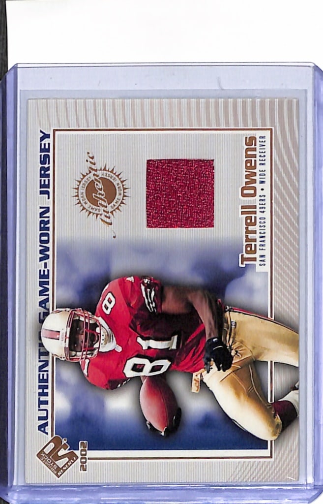 JUNIOR SEAU 2000 FLEER GAME USED JERSEY CARD: NEAR MINT OR BETTER CONDITION