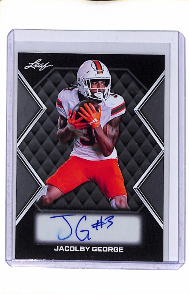 ATHAN KALIAKMANIS 2026 LEAF HOLIDAY AUTOGRAPH ROOKIE CARD: NEAR MINT OR BETTER CONDITION