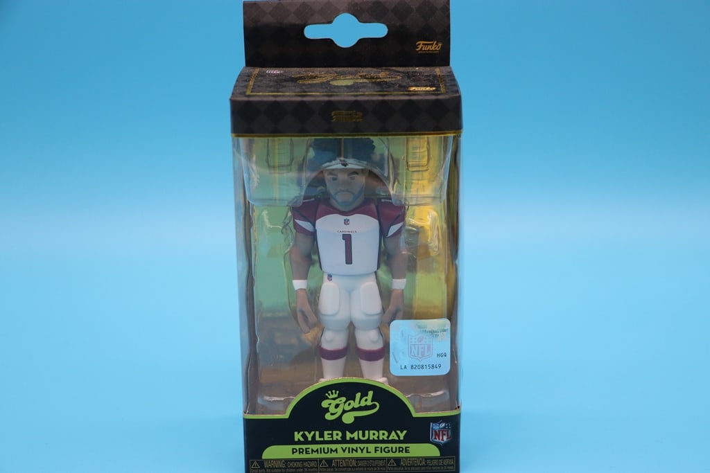 KYLER MURRAY FIGURE: A KYLER MURRAY NFL GOLD FUNKO POP VINYL 6" FIGURE. BRAND NEW