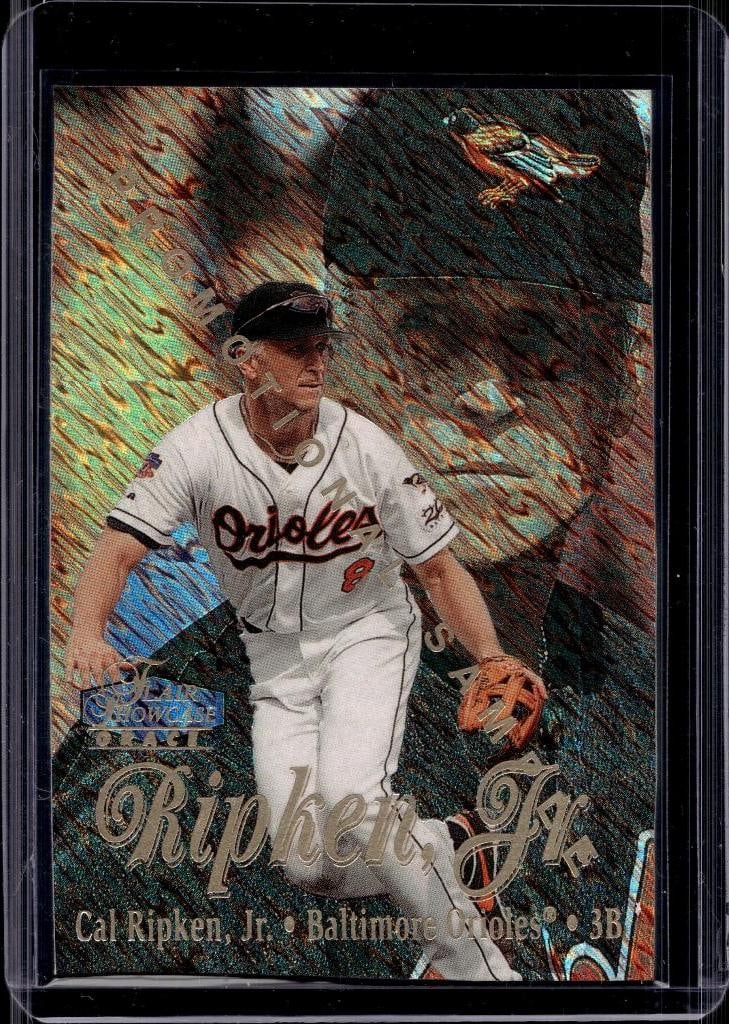 CAL RIPKEN JR 1998 FLAIR SHOWCASE ROW 1 PROMOTIONAL SAMPLE: NEAR MINT OR BETTER CONDITION
