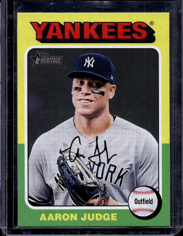 AARON JUDGE 2024 TOPPS HERITAGE: NEAR MINT OR BETTER CONDITION