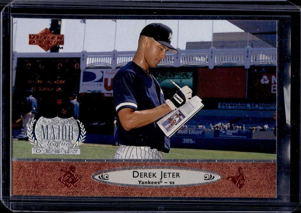 DEREK JETER 1996 UPPER DECK MLB DEBUT: NEAR MINT OR BETTER CONDITION