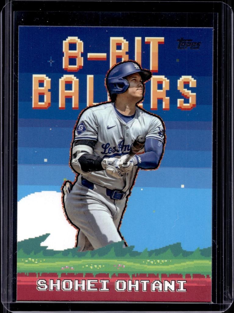 SHOHEI OHTANI 2025 TOPPS 8-BIT BALLERS INSERT: NEAR MINT OR BETTER CONDITION