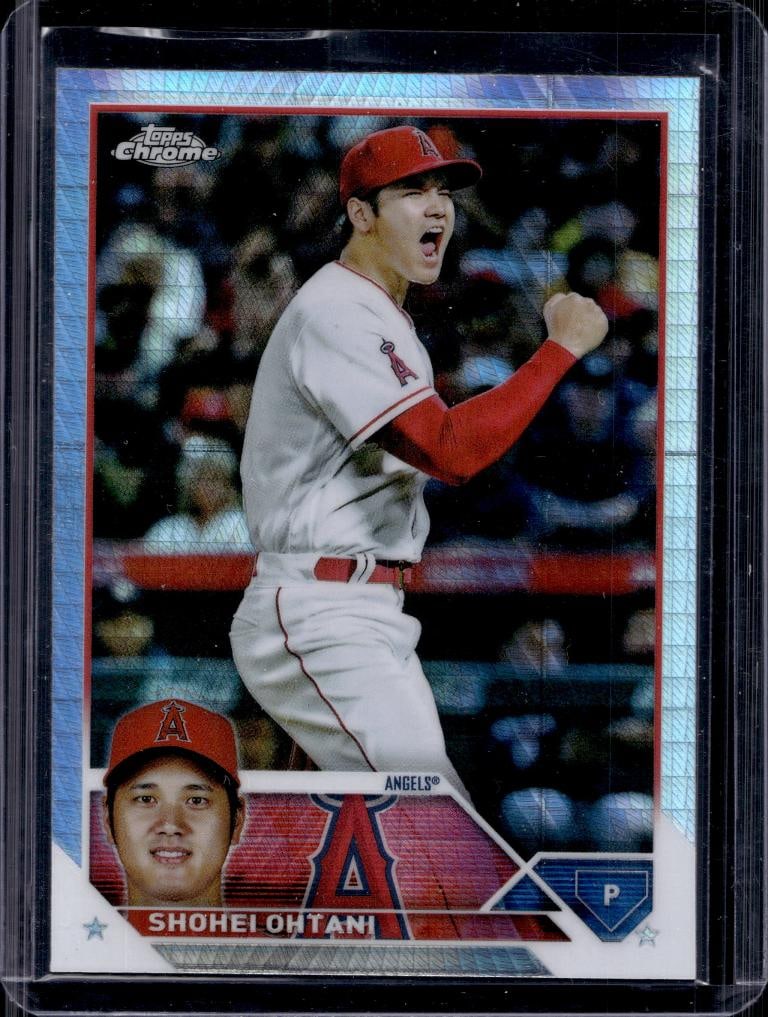 SHOHEI OHTANI 2023 TOPPS CHROME XFRACTOR: NEAR MINT OR BETTER CONDITION