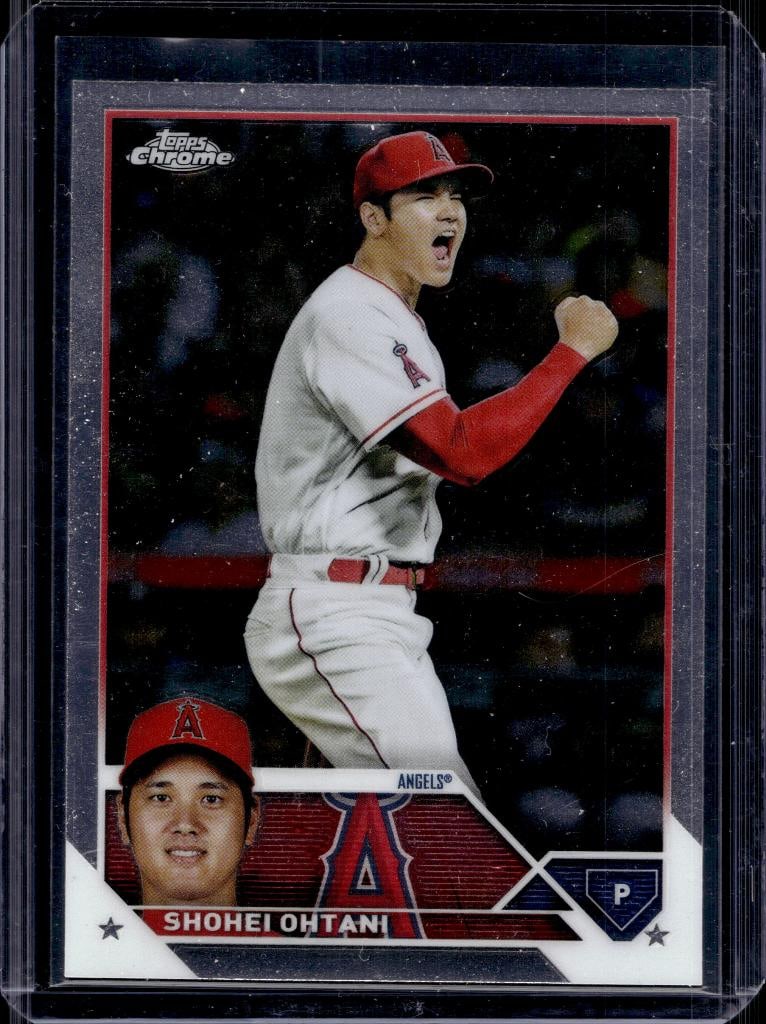 SHOHEI OHTANI 2023 TOPPS CHROME: NEAR MINT OR BETTER CONDITION