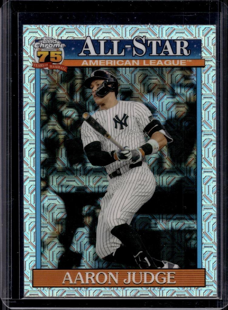 AARON JUDGE 2026 TOPPS CHROME 1991 ALL-STAR MEGA REFRACTOR: NEAR MINT OR BETTER CONDITION