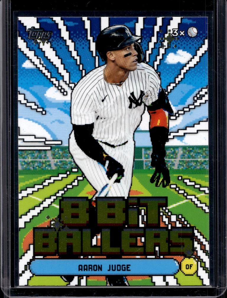 AARON JUDGE 2026 TOPPS 8-BIT BALLERS INSERT: NEAR MINT OR BETTER CONDITION