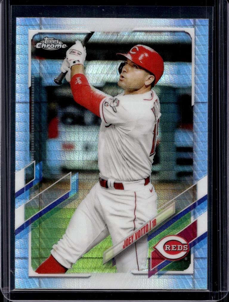 JOEY VOTTO 2021 TOPPS CHROME XFRACTOR: NEAR MINT OR BETTER CONDITION