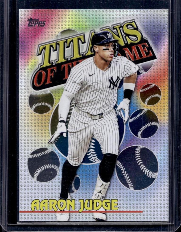 AARON JUDGE 2026 TOPPS TITANS OF THE GAME INSERT: NEAR MINT OR BETTER CONDITION