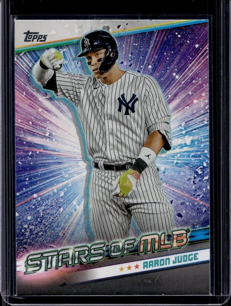 AARON JUDGE 2024 TOPPS STARS OF THE MLB INSERT: NEAR MINT OR BETTER CONDITION