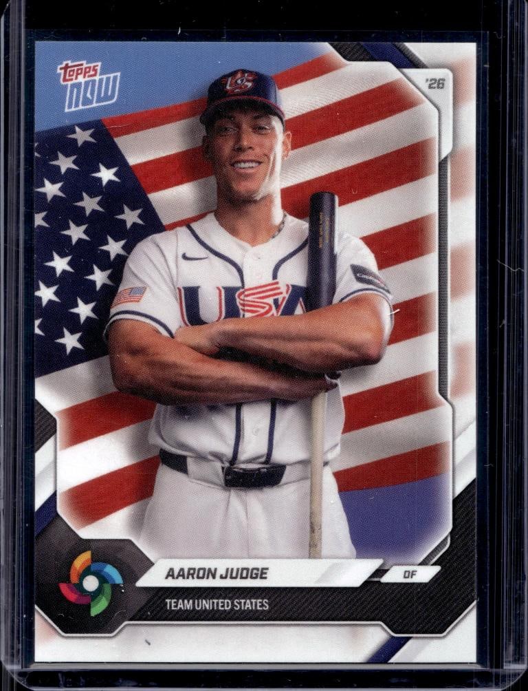 AARON JUDGE 2026 TOPPS NOW TEAM USA: NEAR MINT OR BETTER CONDITION
