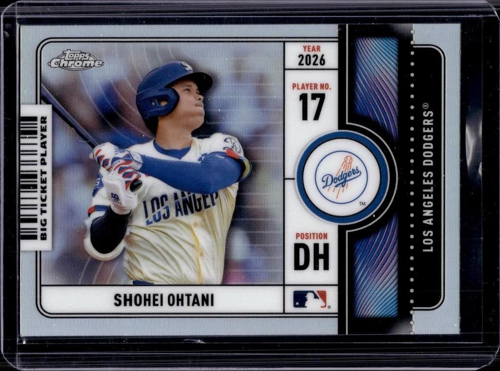 SHOHEI OHTANI 2026 TOPPS BIG TICKET PLAYERS REFRACTOR: NEAR MINT OR BETTER CONDITION