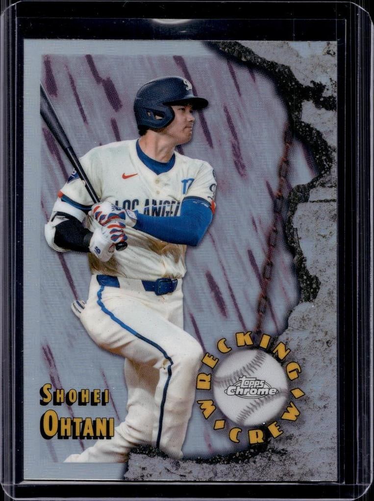 SHOHEI OHTANI 2026 TOPPS CHROME WRECKING CREW REFRACTOR: NEAR MINT OR BETTER CONDITION