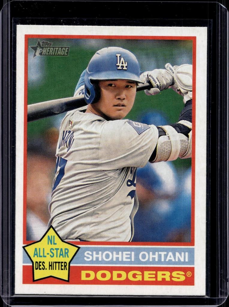 SHOHEI OHTANI 2025 TOPPS HERITAGE: NEAR MINT OR BETTER CONDITION