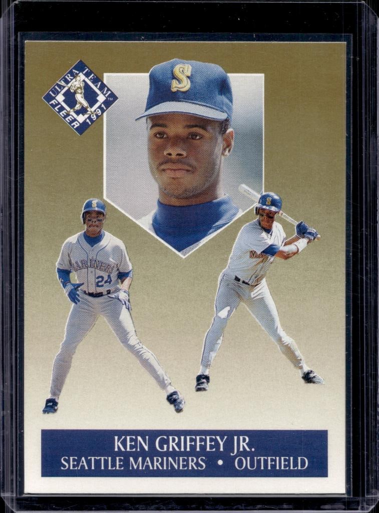 KEN GRIFFEY JR 1991 FLEER ULTRA TEAM INSERT: NEAR MINT OR BETTER CONDITION