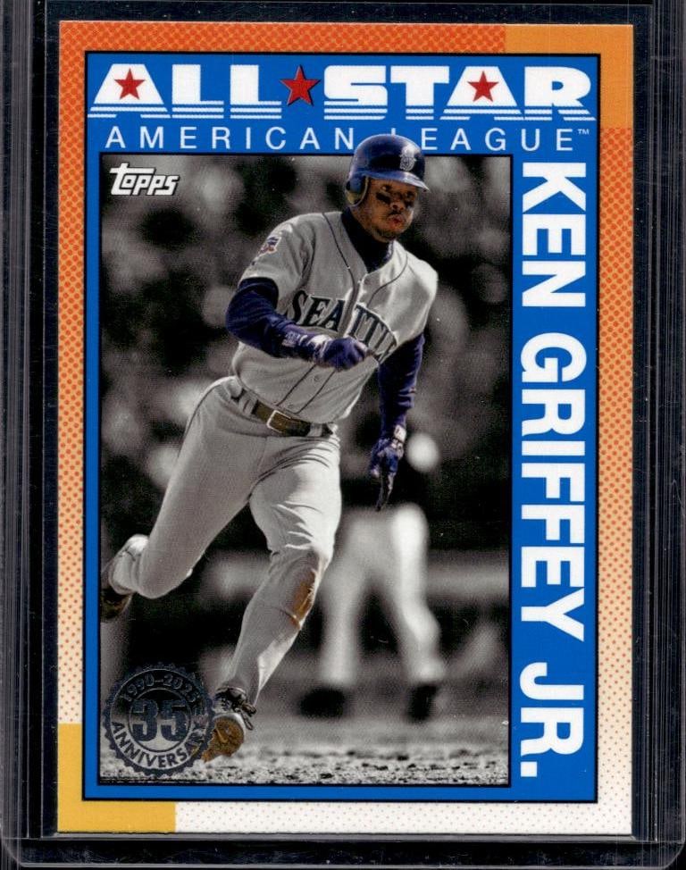 KEN GRIFFEY JR 2025 TOPPS 1990 RETRO INSERT: NEAR MINT OR BETTER CONDITION
