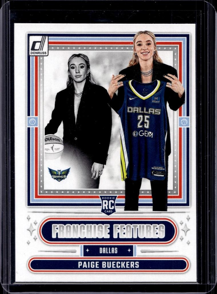 PAIGE BUECKERS 2025 DONRUSS WNBA FRANCHISE FEATURES ROOKIE CARD: NEAR MINT OR BETTER CONDITION