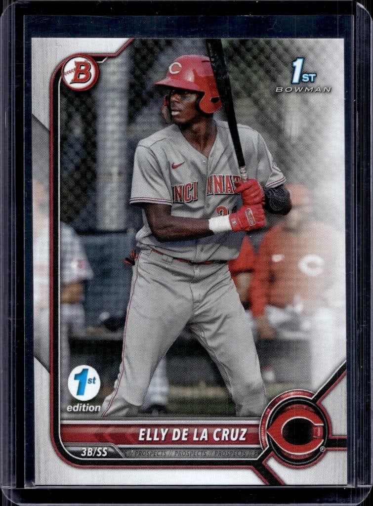 ELLY DE LA CRUZ 2022 BOWMAN 1ST ROOKIE CARD: NEAR MINT OR BETTER CONDITION