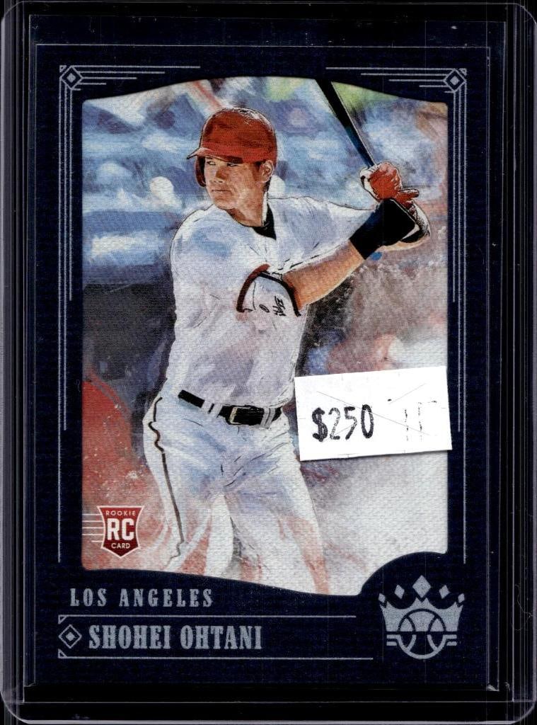 SHOHEI OHTANI 2018 PANINI DIAMOND KINGS FRAMED BATTING ROOKIE CARD SP: NEAR MINT OR BETTER CONDITION