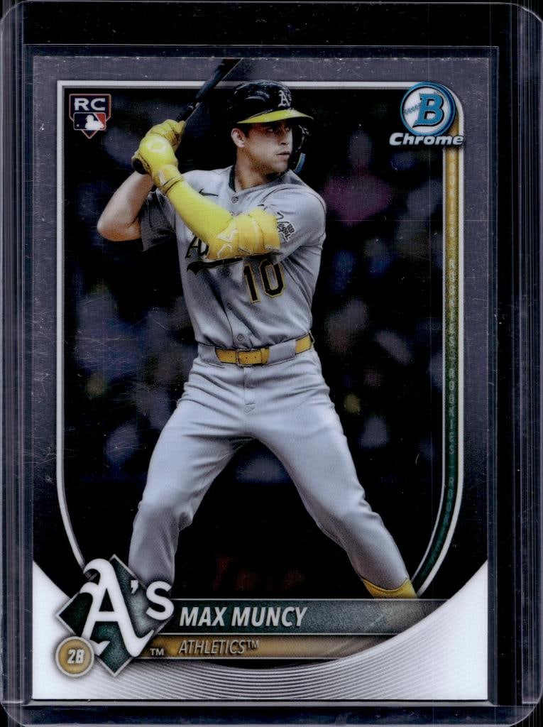 MAX MUNCY 2025 BOWMAN CHROME ROOKIE CARD: NEAR MINT OR BETTER CONDITION