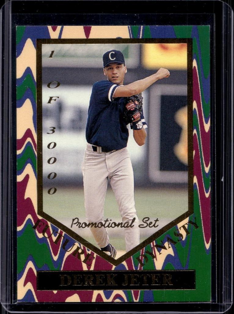 DEREK JETER 1995 SIGNATURE ROOKIES FUTURE DYNASTY PROMO ROOKIE: NEAR MINT OR BETTER CONDITION