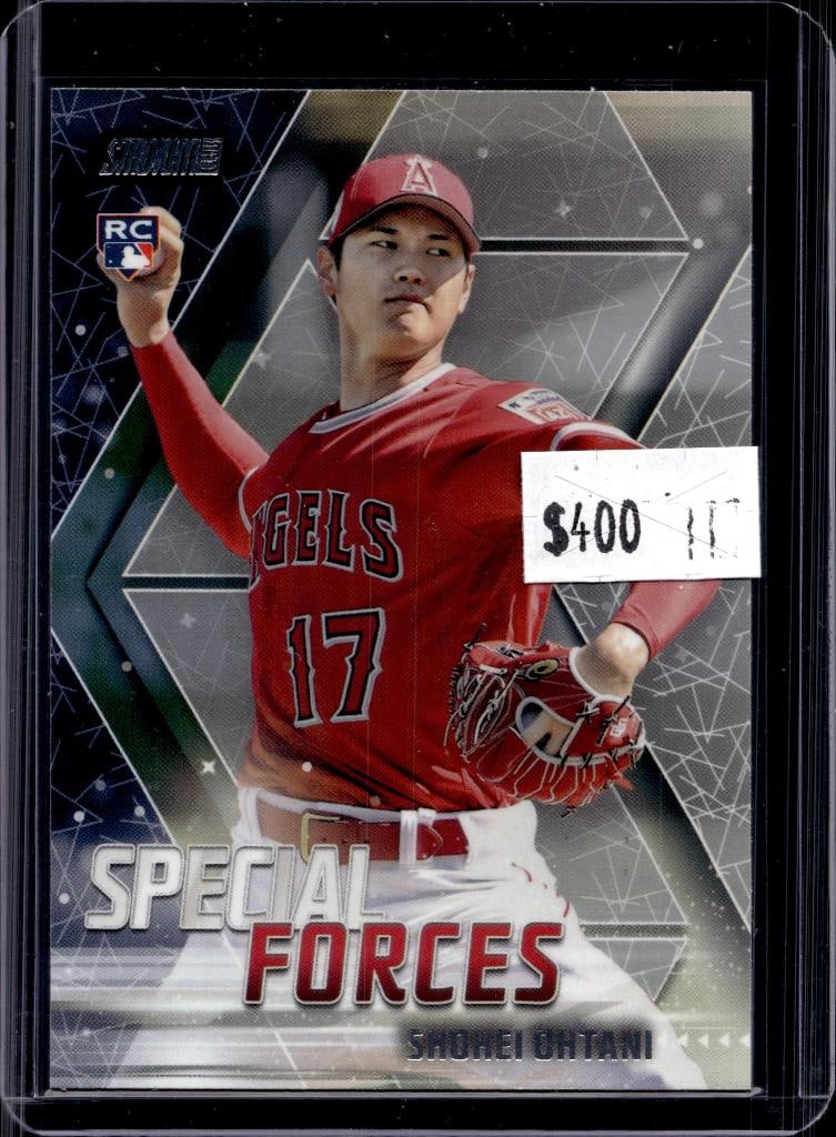 SHOHEI OHTANI 2018 STADIUM CLUB SPECIAL FORCES INSERT ROOKIE CARD: NEAR MINT OR BETTER CONDITION