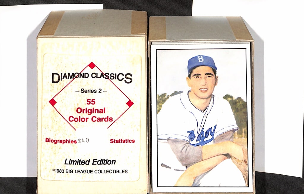 1983 BIG LEAGUE COLLECTIBLES DIAMOND CLASSICS SERIES 2 LEGENDS SET: 6375/10,000. NEAR MINT OR BETTER CONDITION