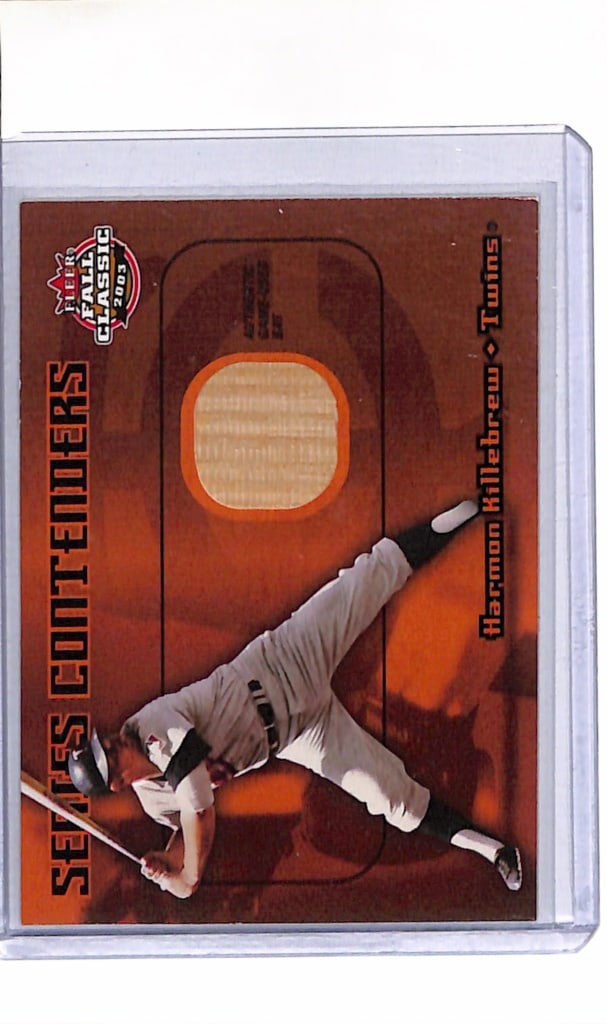 HARMON KILLEBREW 2003 FLEER FALL CLASSIC GAME USED BAT CARD: NEAR MINT OR BETTER CONDITION