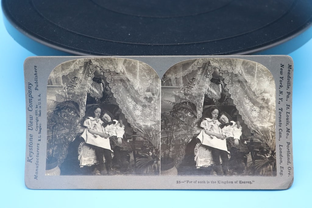 ANTIQUE STEREOSCOPE SLIDE (1 of 1)