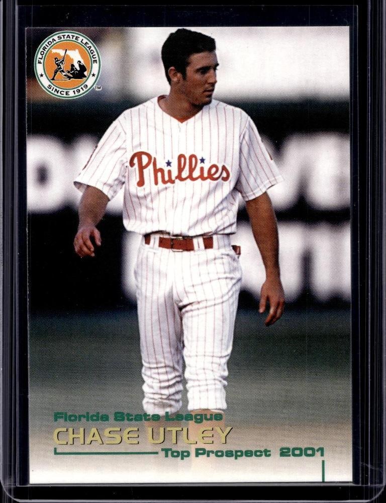 CHASE UTLEY 2001 FSL MINORS ROOKIE CARD: NEAR MINT OR BETTER CONDITION