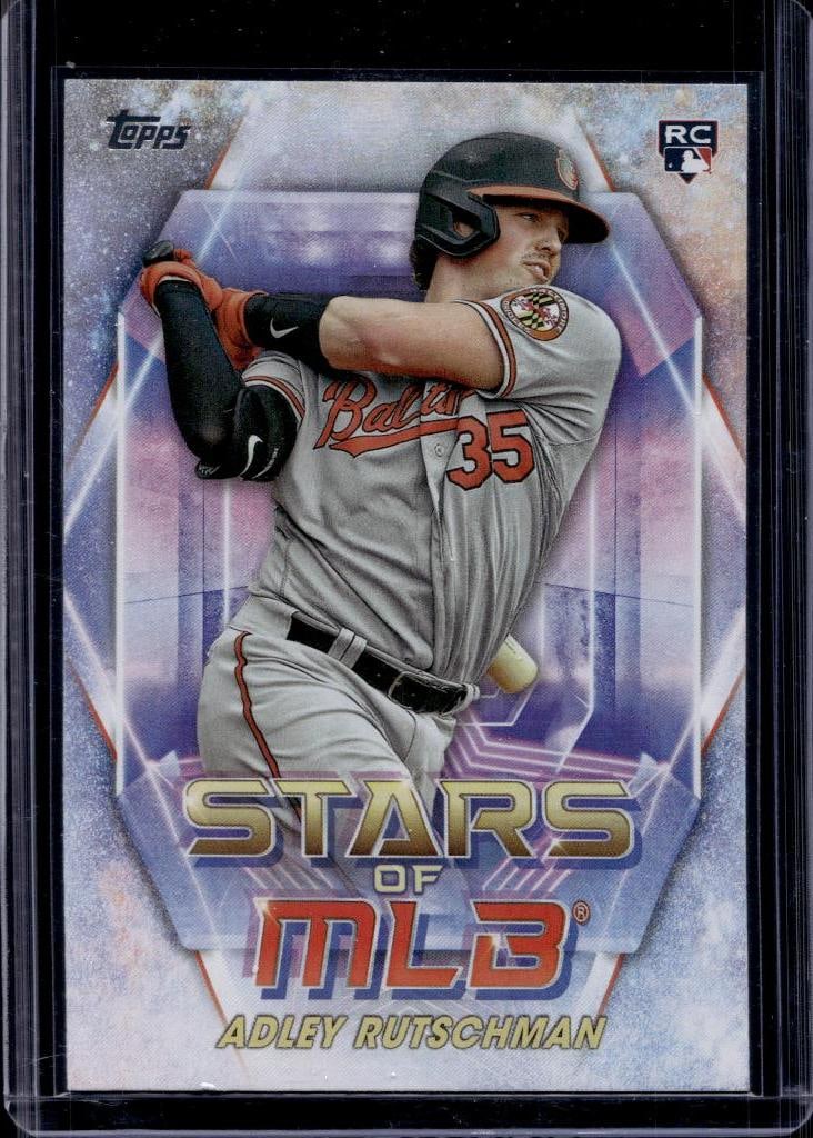 ADLEY RUTSCHMAN 2023 TOPPS STARS OF THE MLB ROOKIE CARD: NEAR MINT OR BETTER CONDITION