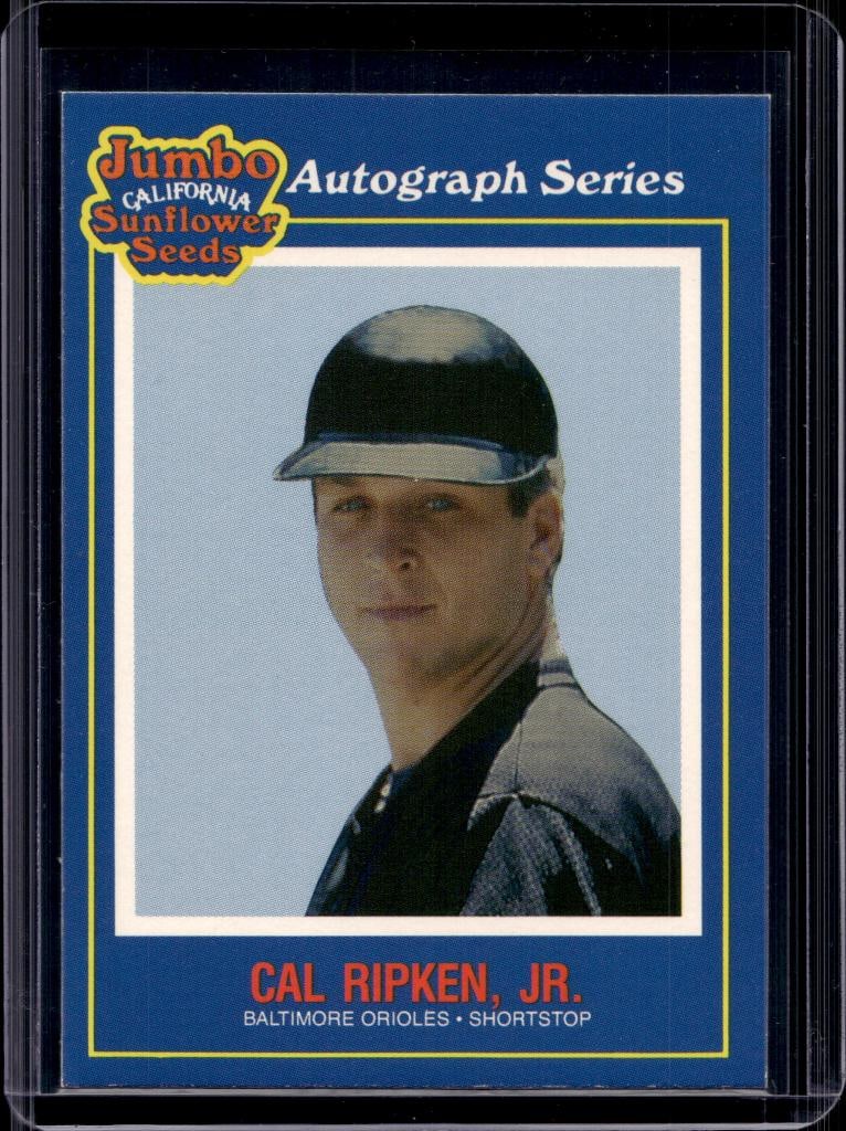 CAL RIPKEN JR 1990 JUMBO SUNFLOWER SEEDS PROMO: NEAR MINT OR BETTER CONDITION