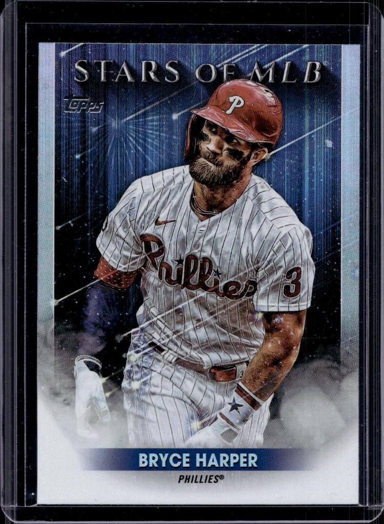 BRYCE HARPER 2022 TOPPS STARS OF THE MLB INSERT: NEAR MINT OR BETTER CONDITION