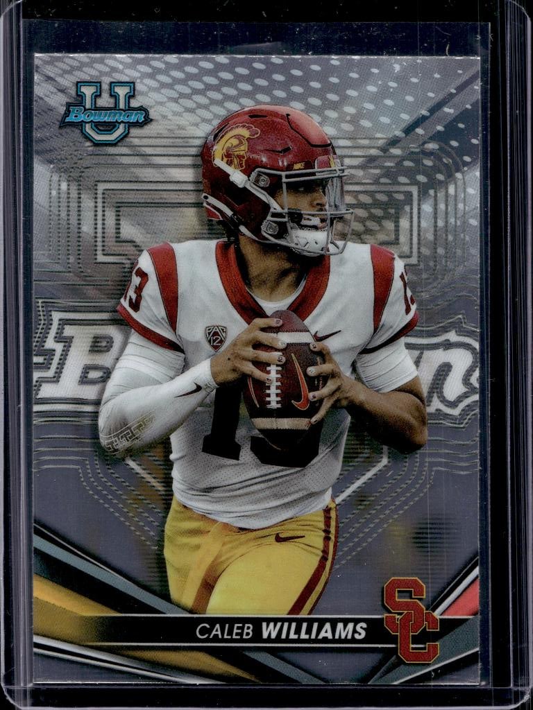 CALEB WILLIAMS 2022 BOWMAN CHROME U NIL ROOKIE CARD: NEAR MINT OR BETTER CONDITION