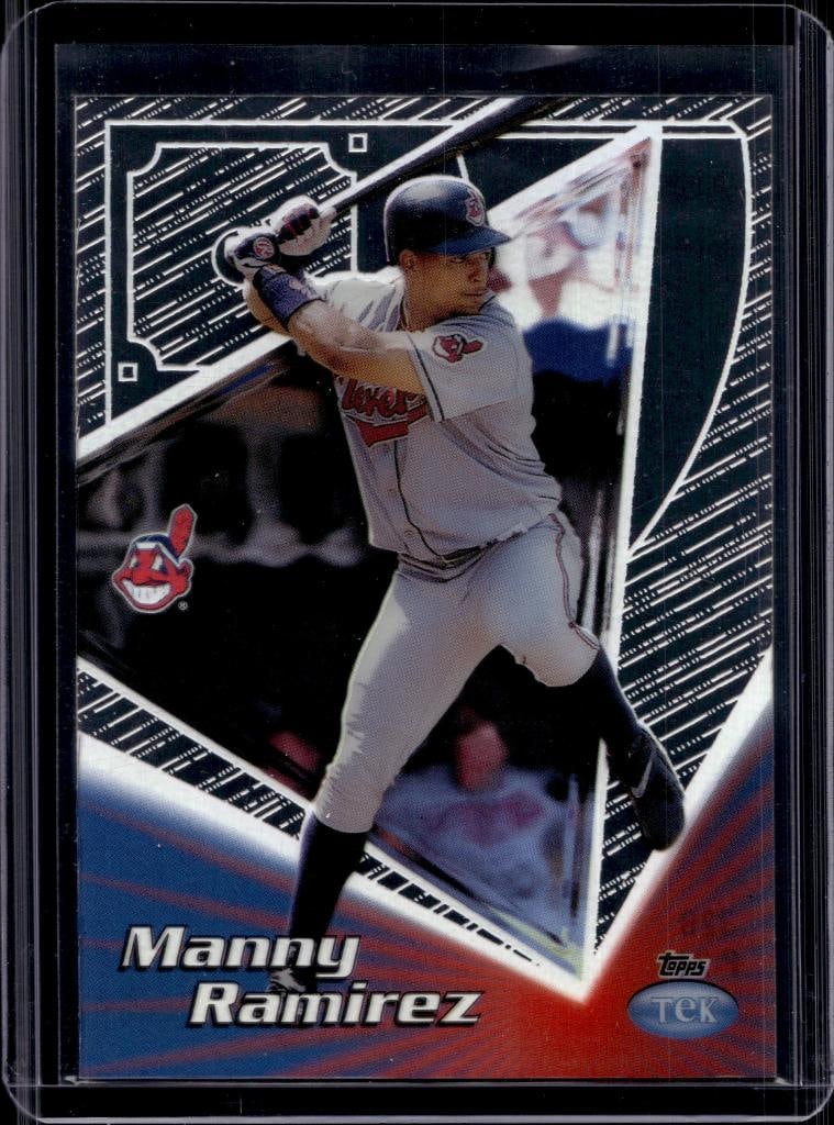 MANNY RAMIREZ 1999 TOPPS TEK BASEBALL FIELD PATTERN: NEAR MINT OR BETTER CONDITION