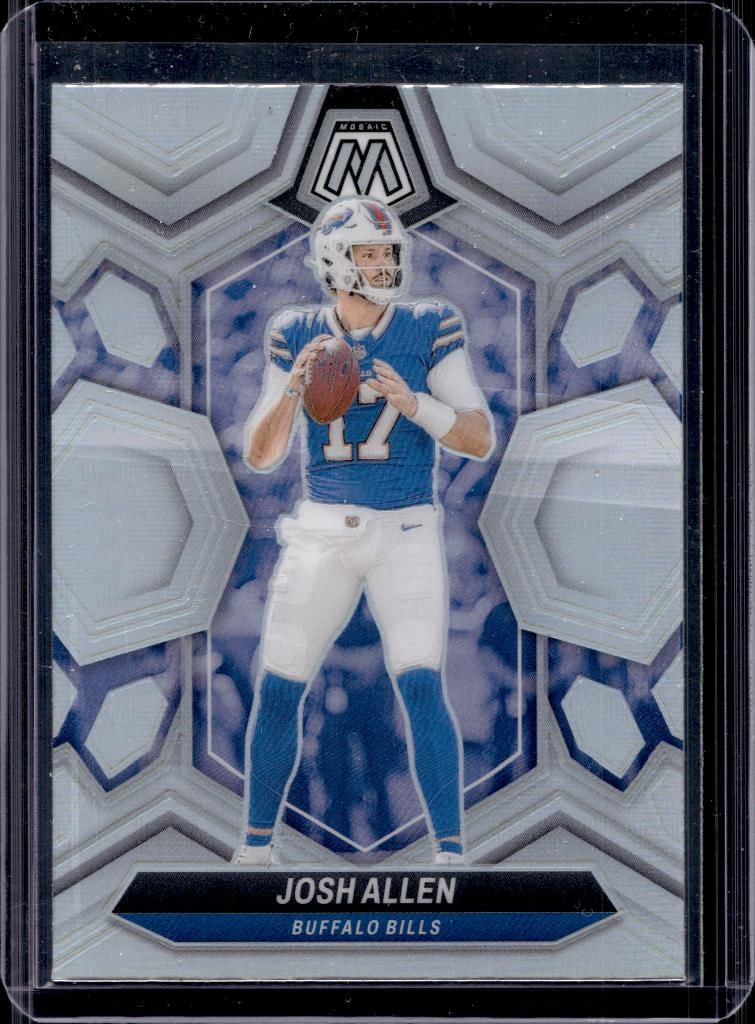 JOSH ALLEN 2024 PANINI MOSAIC SILVER PRIZM: NEAR MINT OR BETTER CONDITION