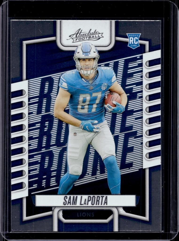 SAM LAPORTA 2023 PANINI ABSOLUTE ROOKIE CARD: NEAR MINT OR BETTER CONDITION