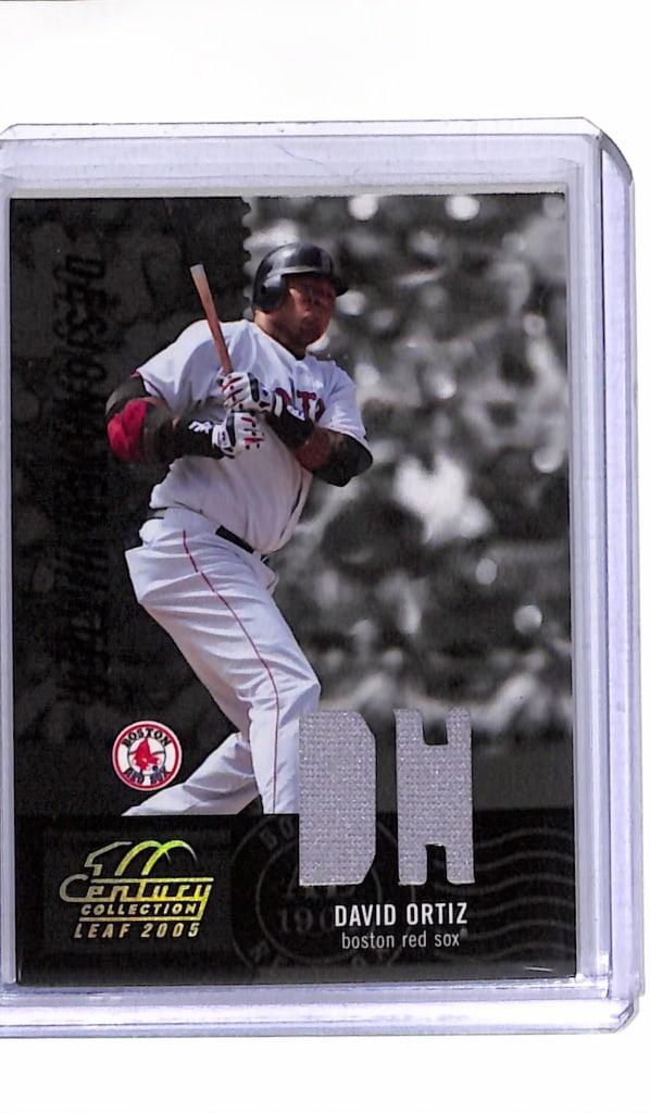 DAVID ORTIZ 2005 LEAF GAME USED JERSEY CARD: 191/250. NEAR MINT OR BETTER CONDITION