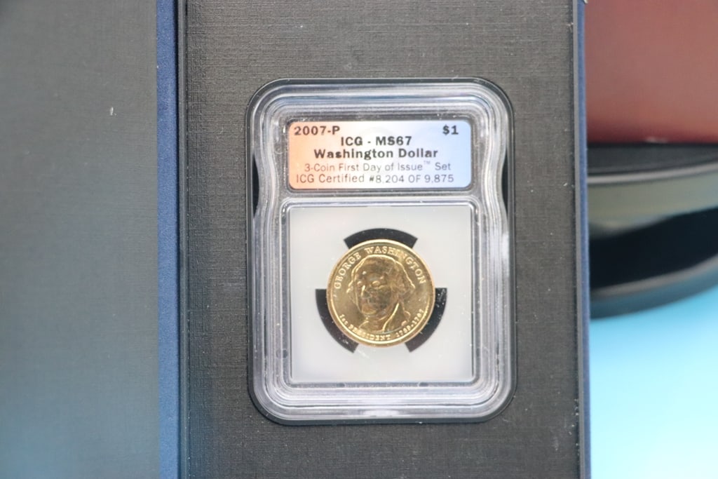 2007 GRADED DOLLAR COINS - 3